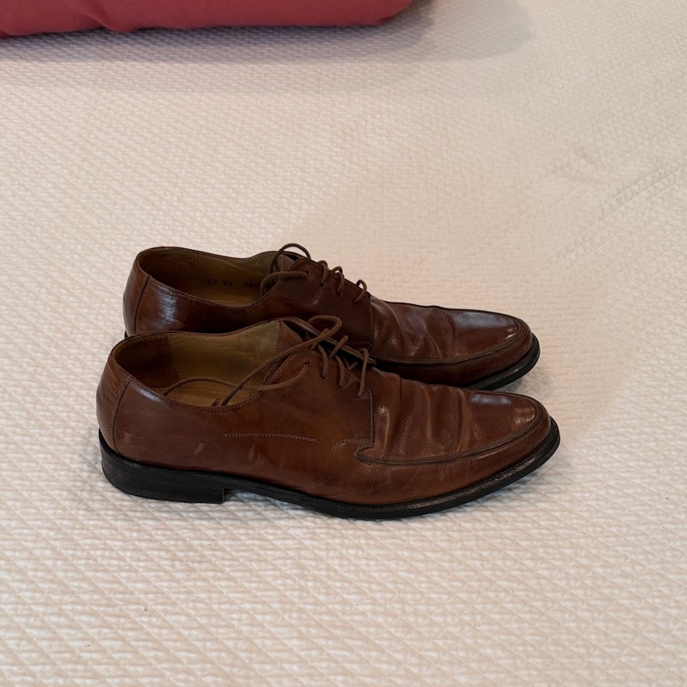 Johnston & Murphy Classic Brown Leather Men's Shoes